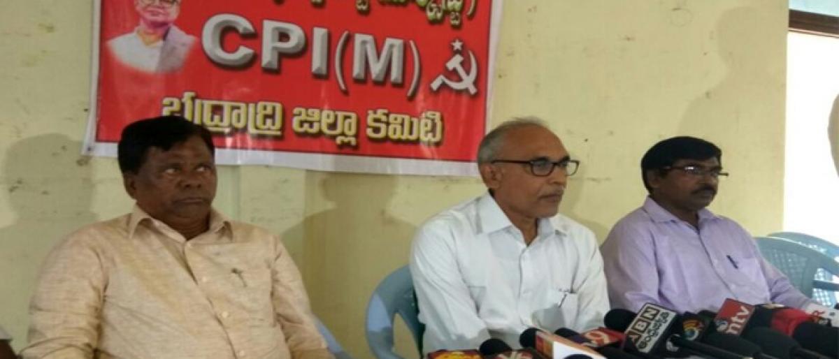 Kothagudem CPM vows to defeat BJP