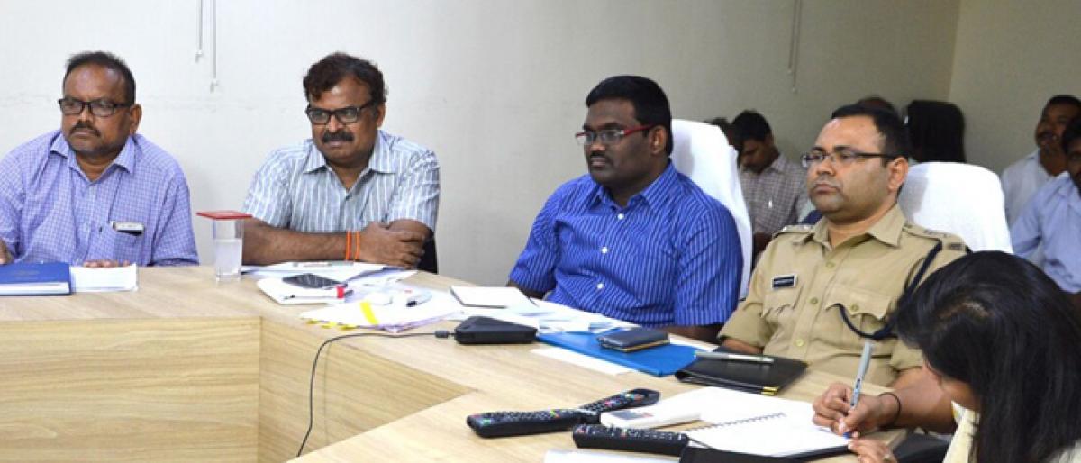 Chief Secretary reviews Telangana Formation Day preparations in Kothagudem