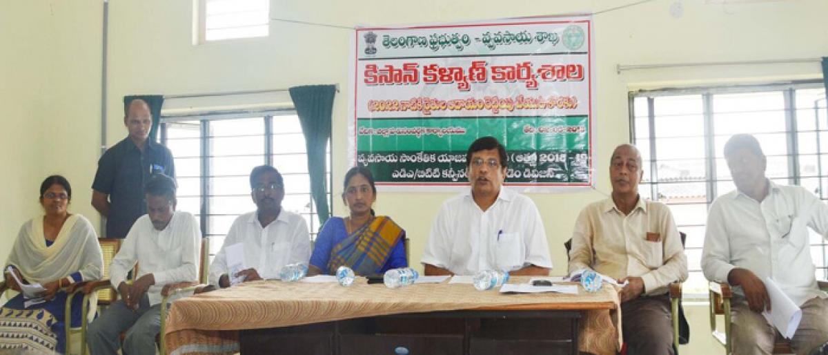 Workshop held for farmers