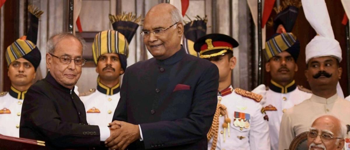 Kovind takes over as 14th President of India