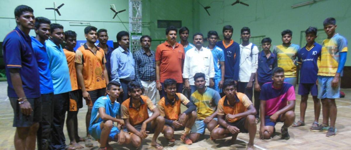 Krishna University Men’s handball team selected