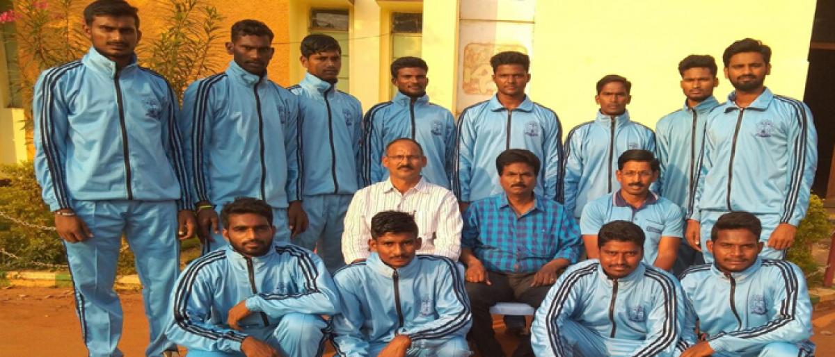 Krishna University volleyball team announced