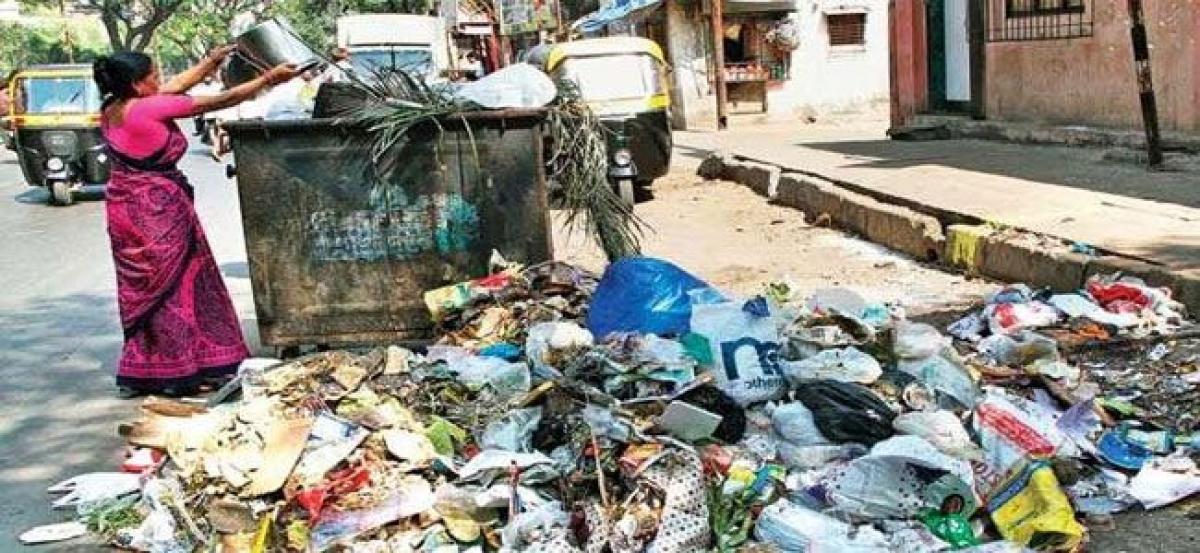 Whither twin waste bins, babus wonder