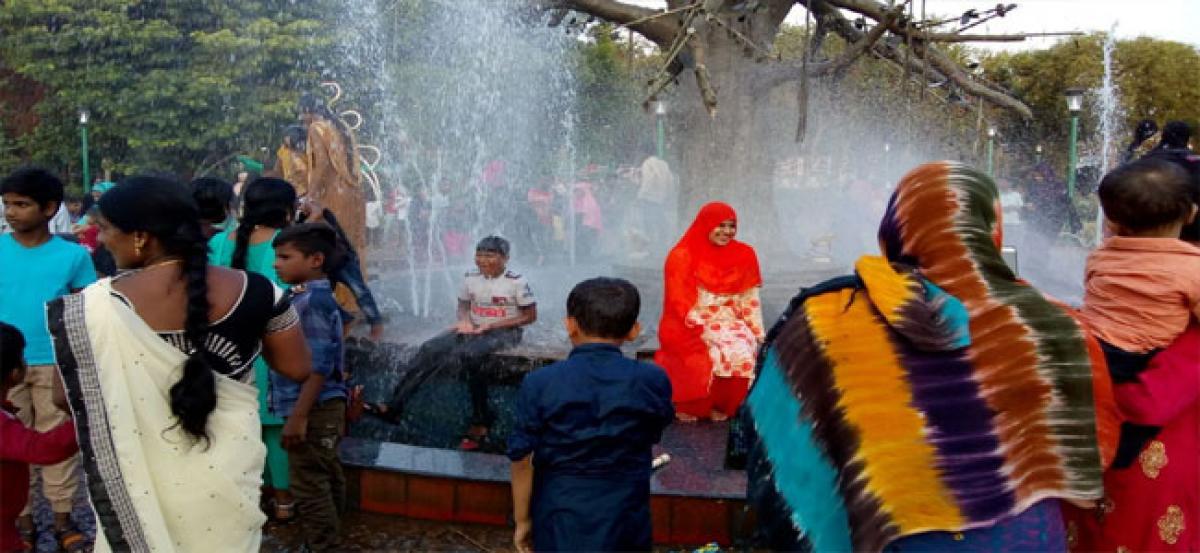 Laser show lights up revenues at Lumbini Park