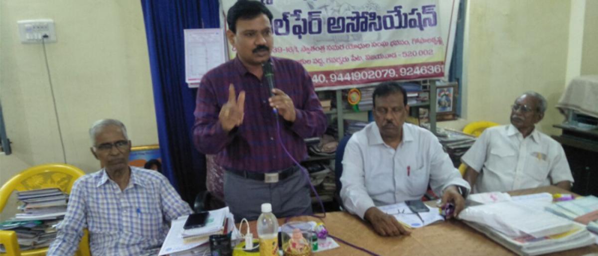 Save for rainy day, says LIC senior officer D Rama Rao in Vijayawada