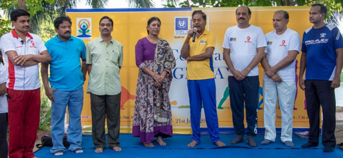 LIC celebrates International Yoga Day on grand scale