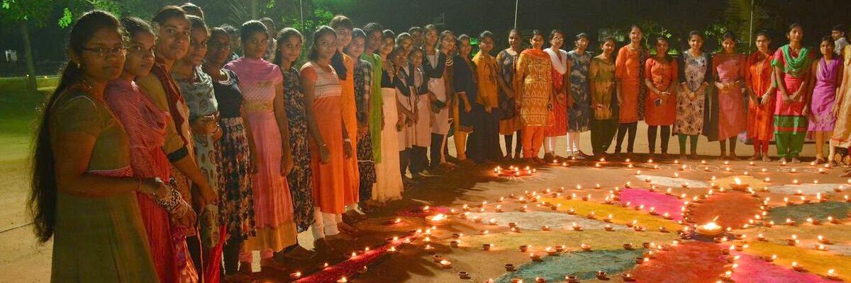 Karthika Pournami celebrated in Guntur