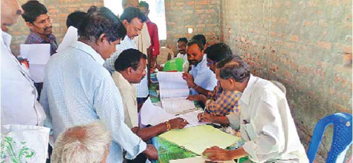 Land verification work non-starter in 97 villages