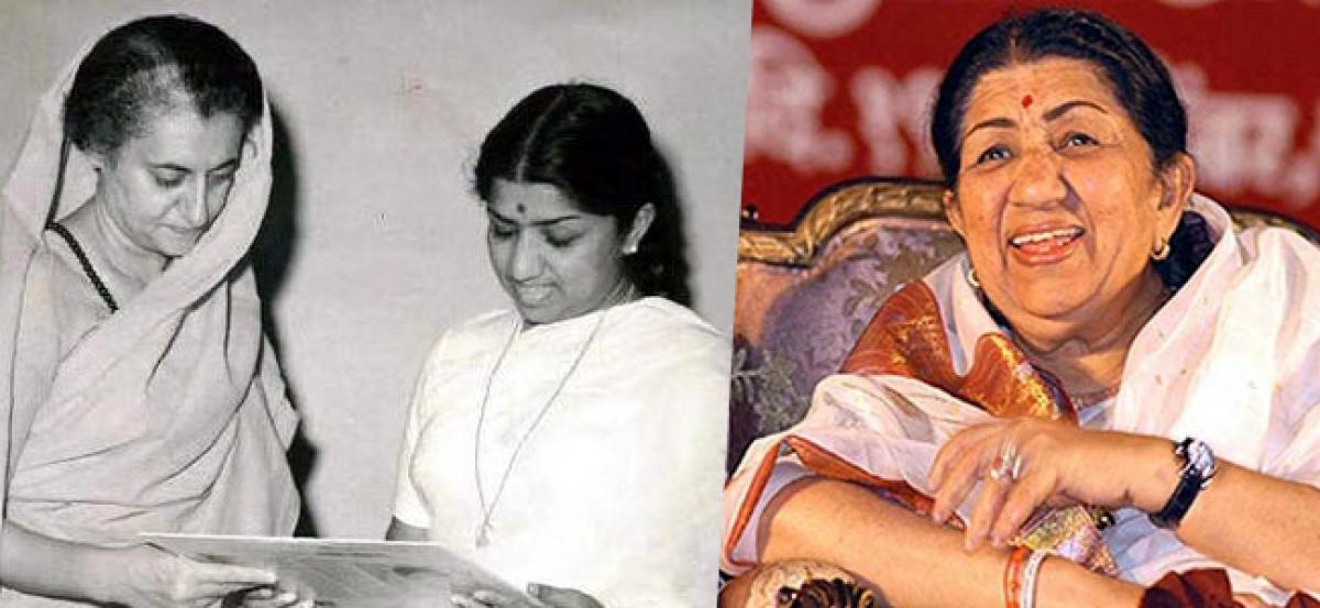 Indira Gandhi had keen interest in music: Lata Mangeshkar