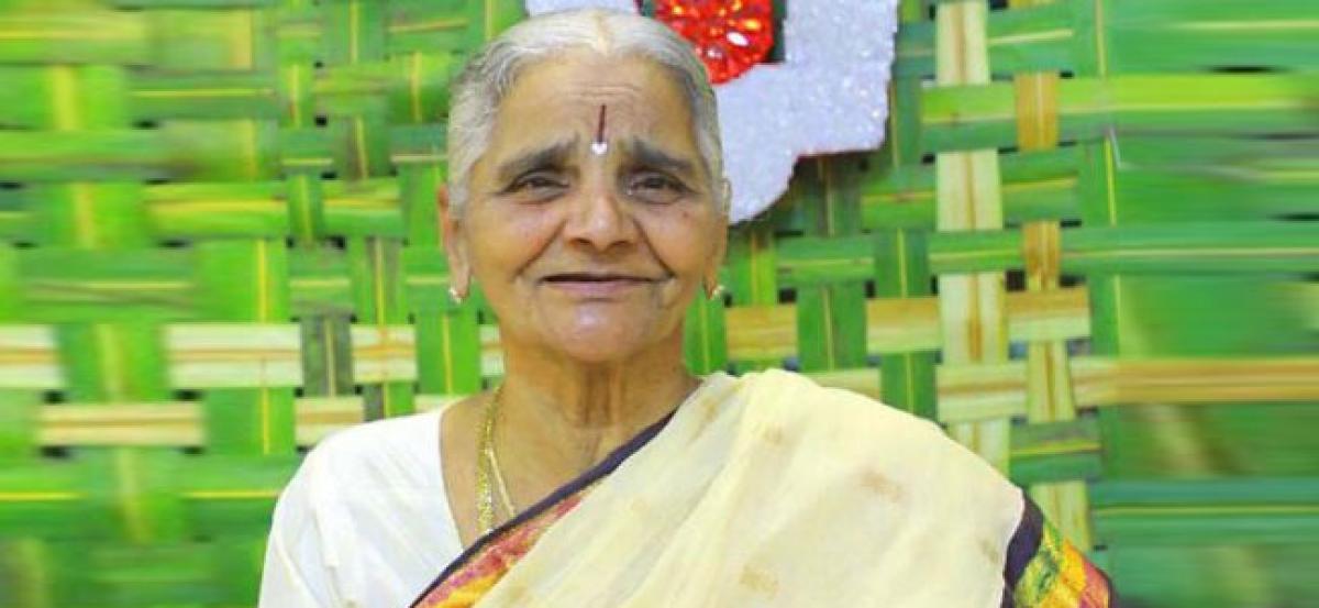 KCRs sister passes away; CM rushing back to Hyderabad