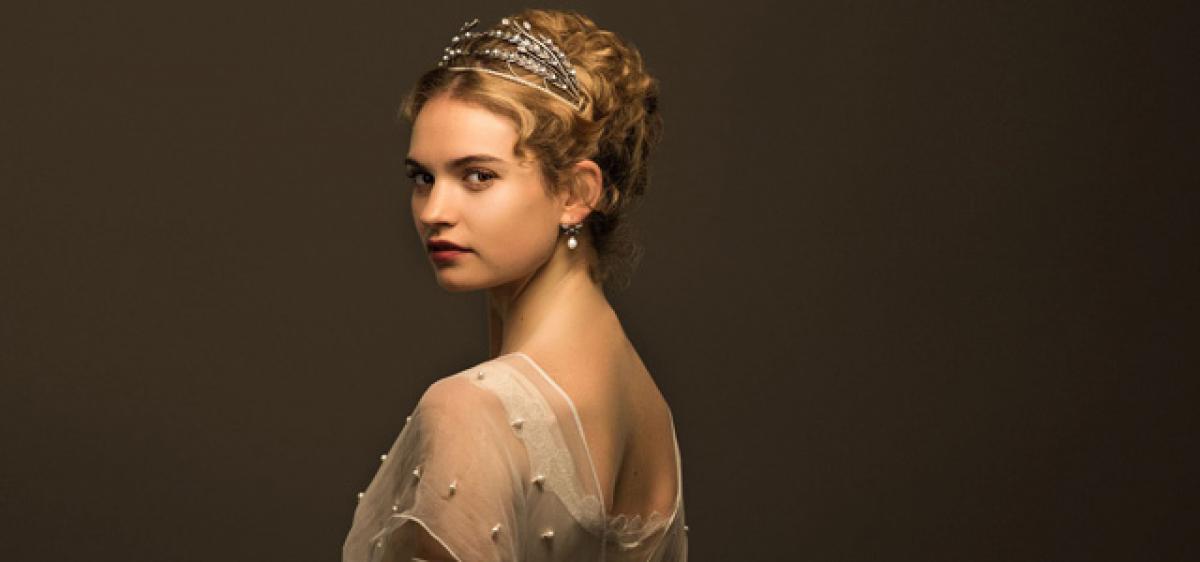 Lily James relives her War and Peace experience