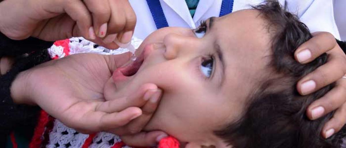 900 centres for Pulse Polio Immunisation programme