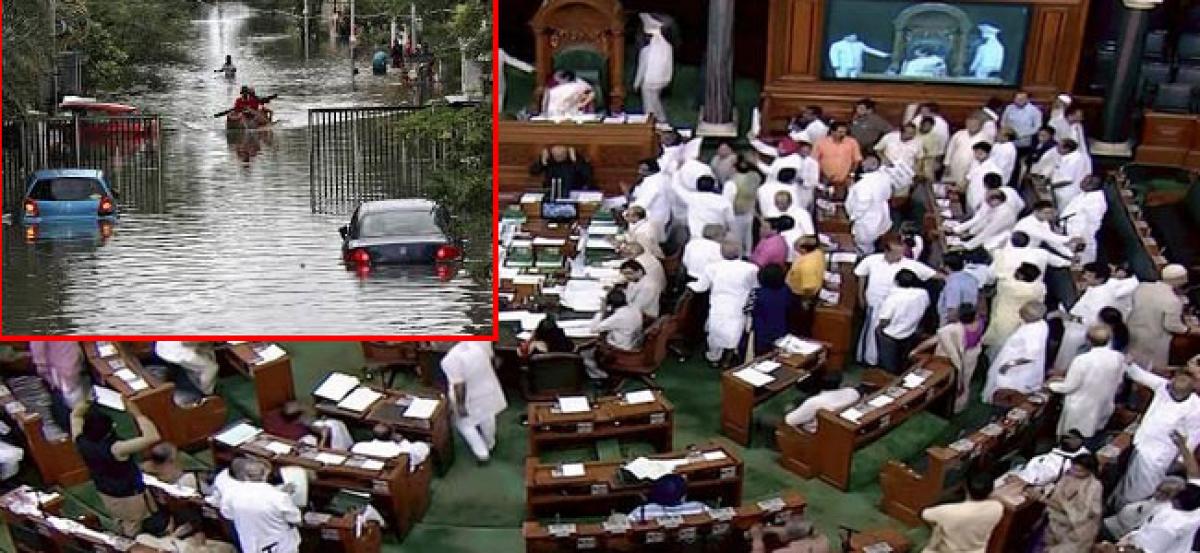 Only 15% present in Lok Sabha during discussion on the recent floods and drought