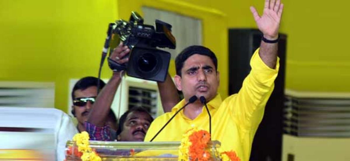 Lokesh says Jagan and Pawan are ‘adopted sons’ of Modi