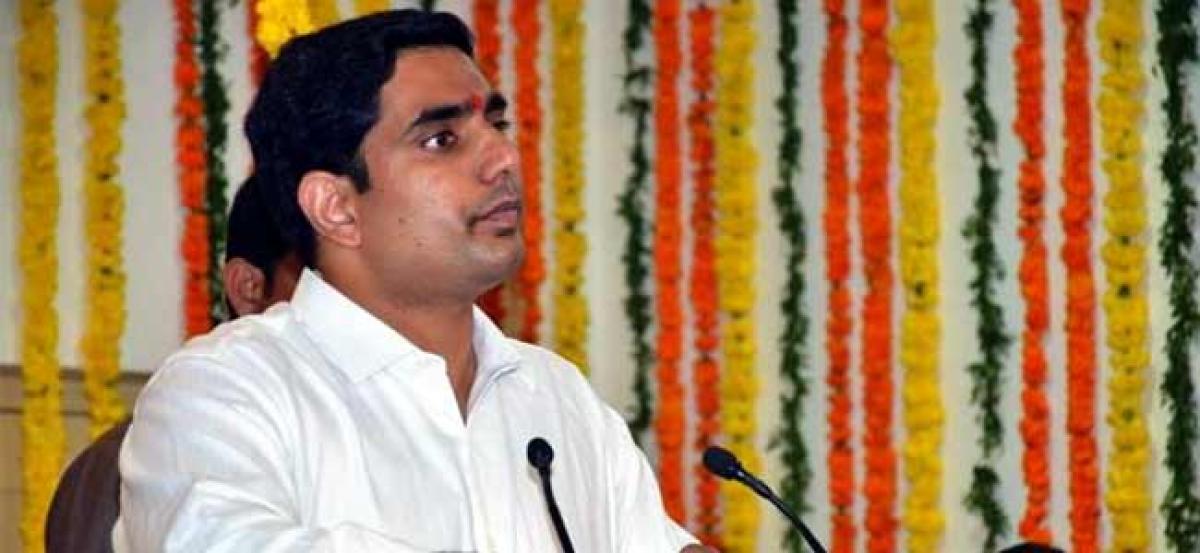 Chandrababu Naidu has Rs 8.31 crore total assets only: Lokesh