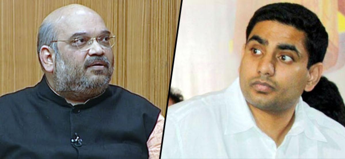 Lokesh says Amit Shah has no awareness of AP s realities