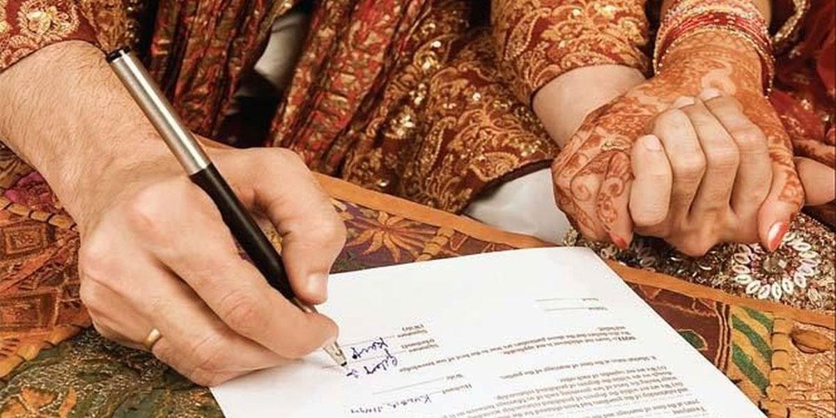 Mandatory to registration of marriages apace