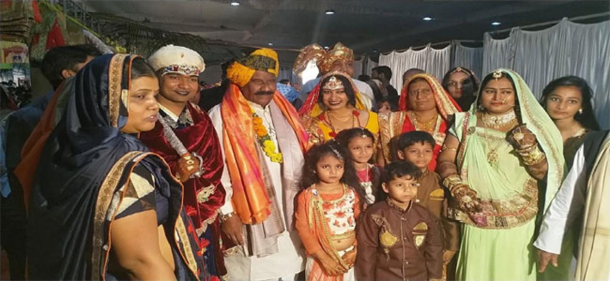 Mass marriages performed at exhibition grounds