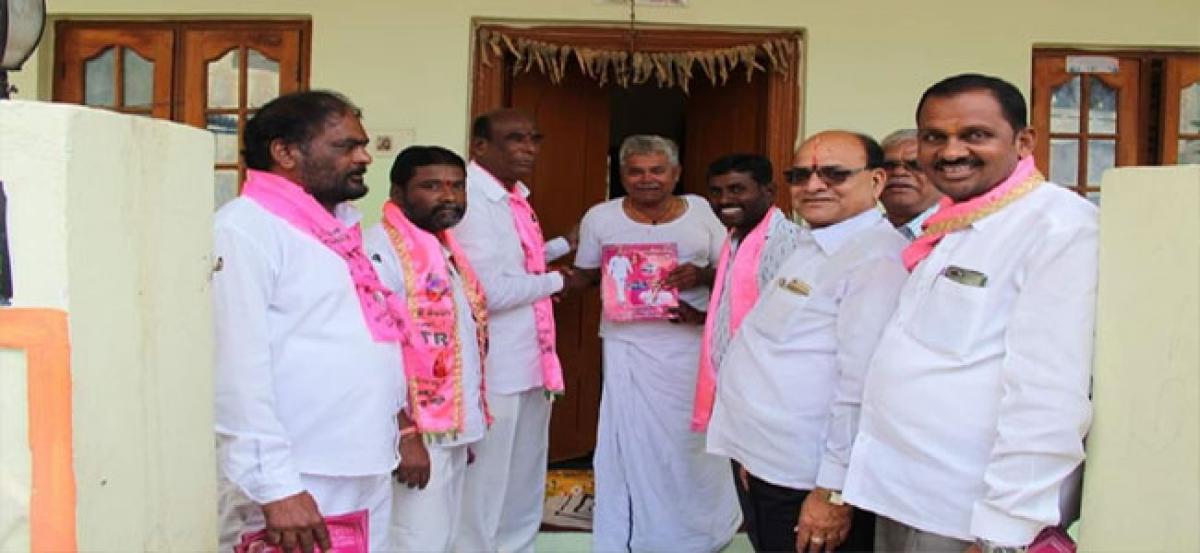 Koppula Vittal Reddy campaigns in Mansoorabad division