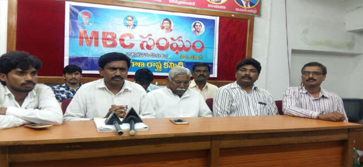 Plea to provide quota for ABCD categories of BCs in local polls