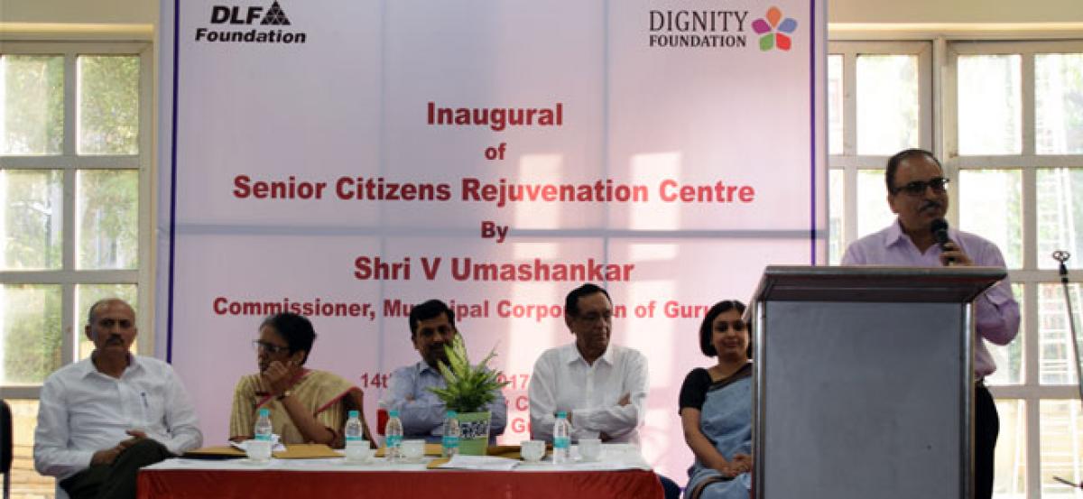 MCG Commissioner, Gurugram inaugurates Senior Citizens Rejuvenation Centre