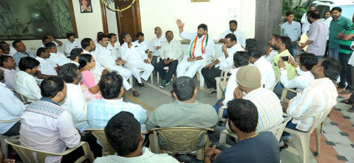 Congress meet at Qutubullapur