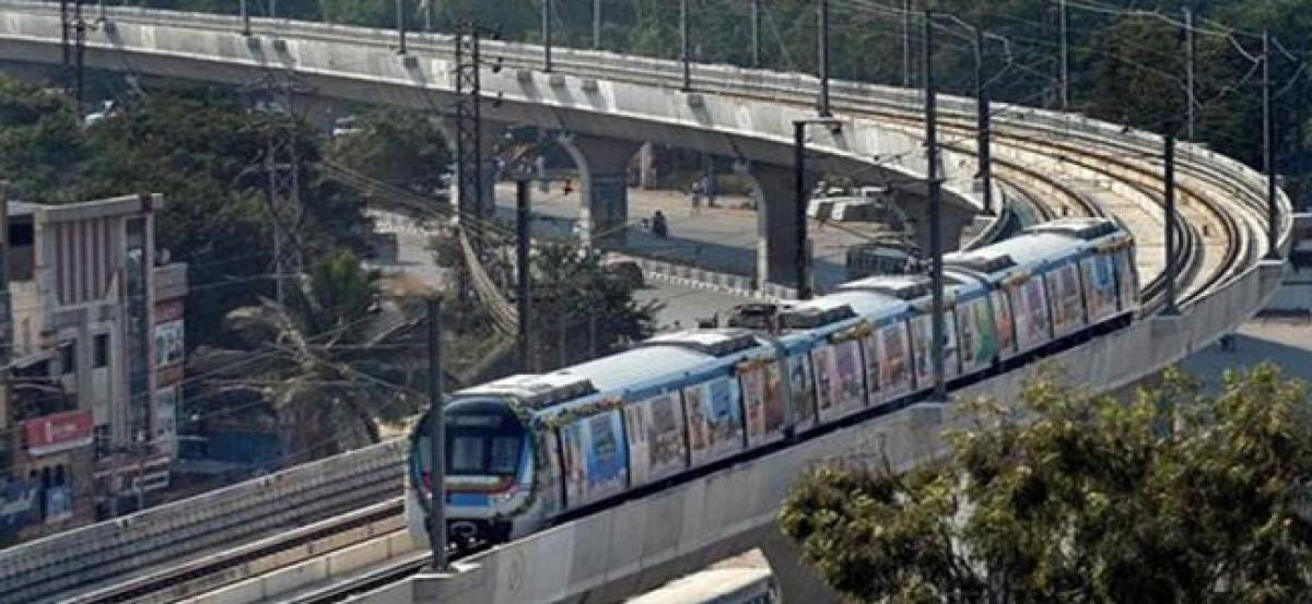 Hyderabad Metro Rail on extension mode