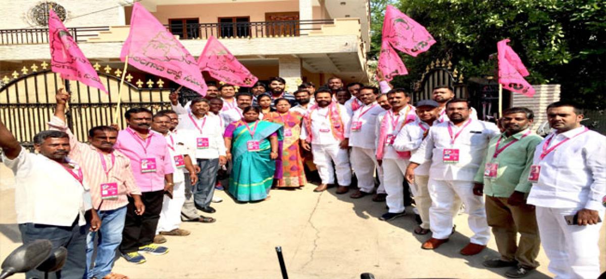 MGR attends TRS plenary