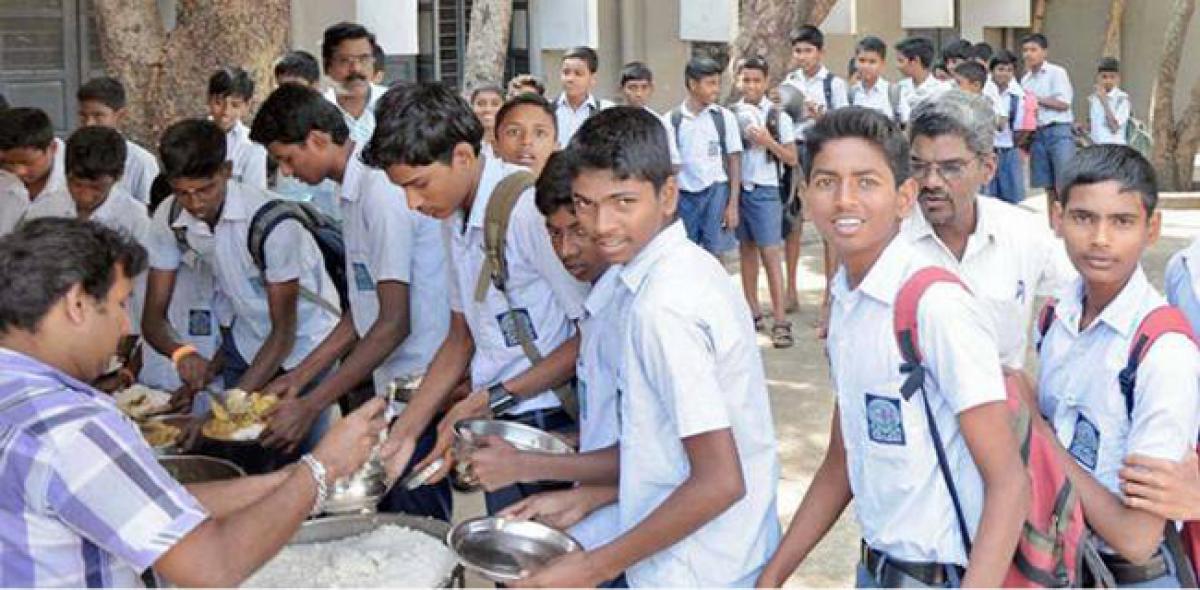 All set for mid-day meals for Inter students