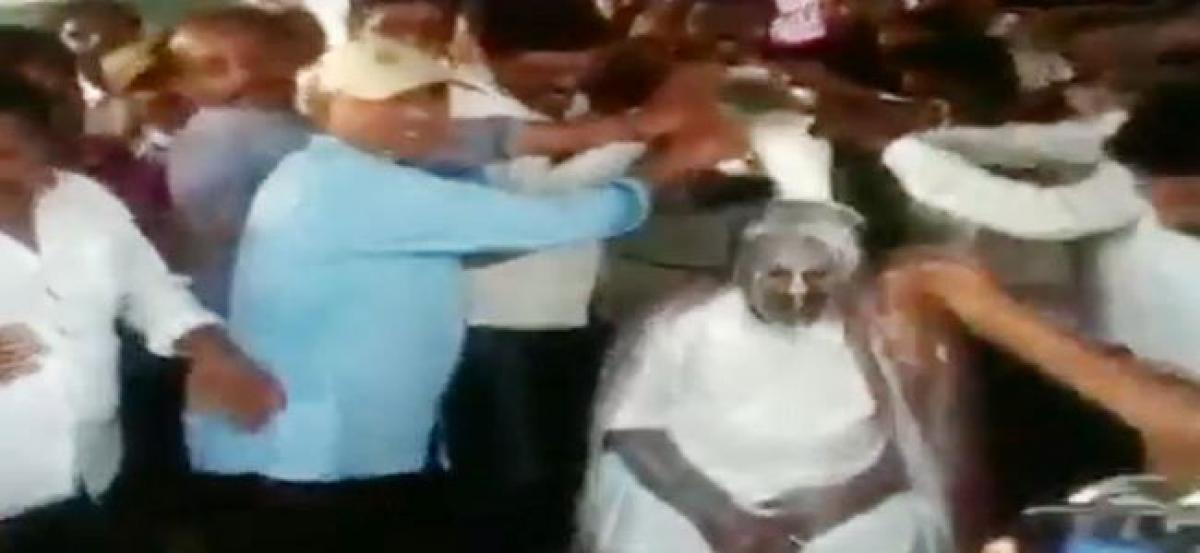 Telangana Assembly Speaker slammed on Twitter over ‘VIP Milk Bath’