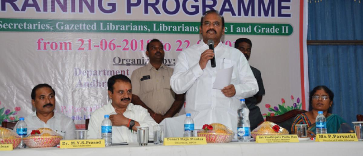 Plan to set up libraries in gram panchayats