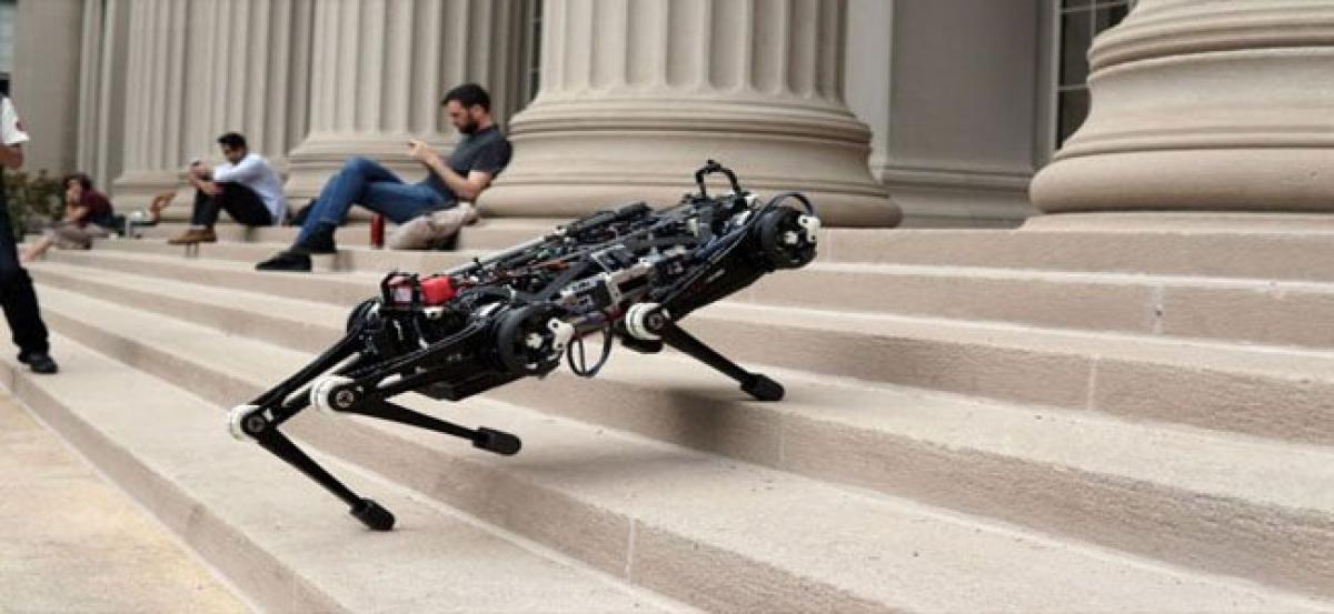 MITs Cheetah 3 robot can climb stairs littered with obstacles