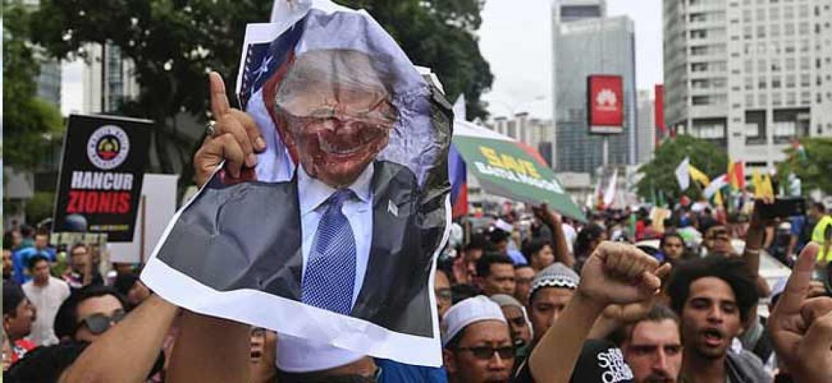 Protests in Indonesia, Malaysia over US Jerusalem move