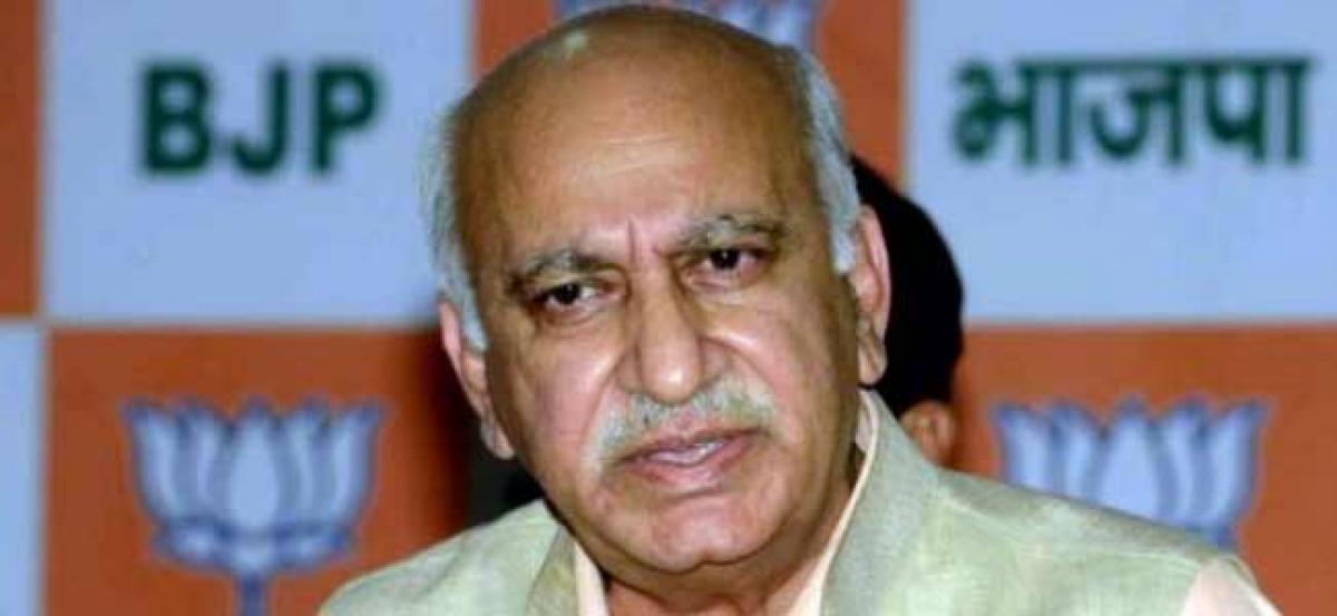 MJ Akbar on Wednesday resigned from his post of Minister of State External Affairs