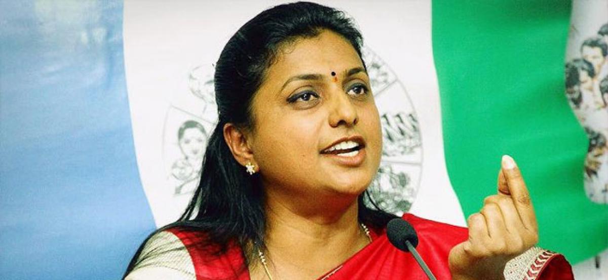 Roja Fires A Salvo At Chandrababu