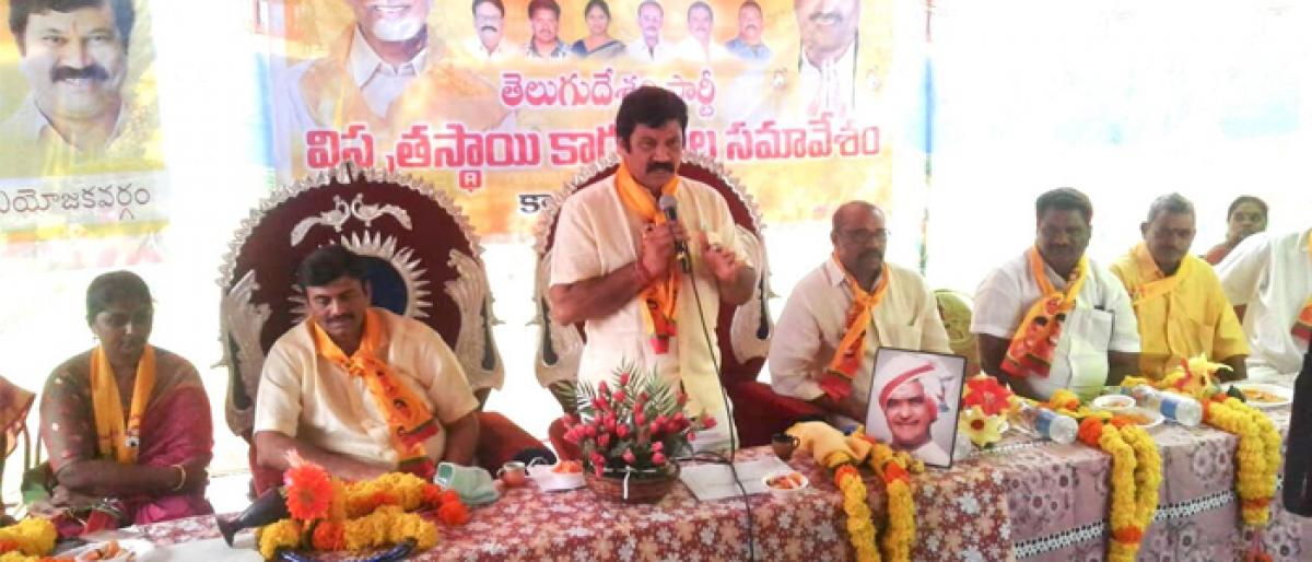 All villages will get drinking water, promises MLA Sivarama Raju