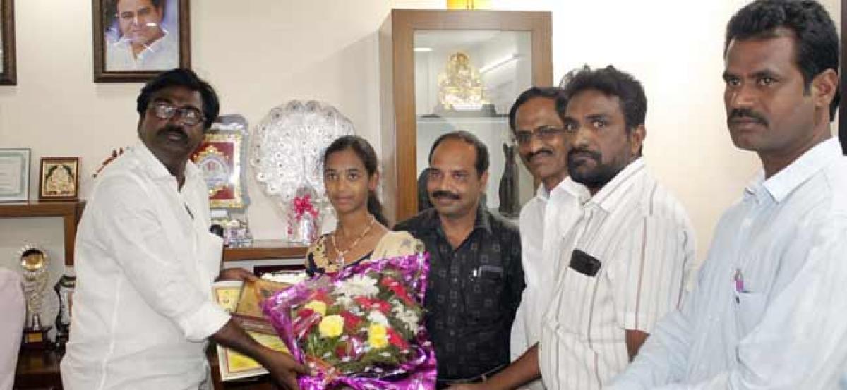 MLA congratulates RR HS student