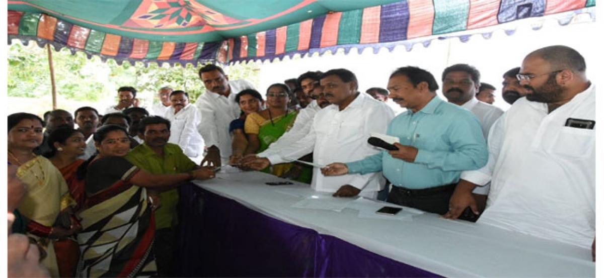 Kalyana Lakshmi, Shaadi Mubarak cheques distributed