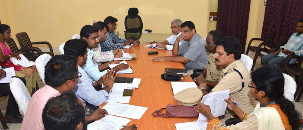 Kothagudem MLA monitors arrangements for conducting RBS