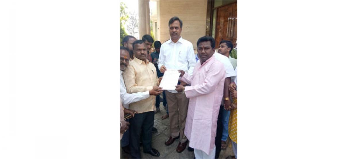 MLC elected honorary president of Greater Hyderabad civic staff
