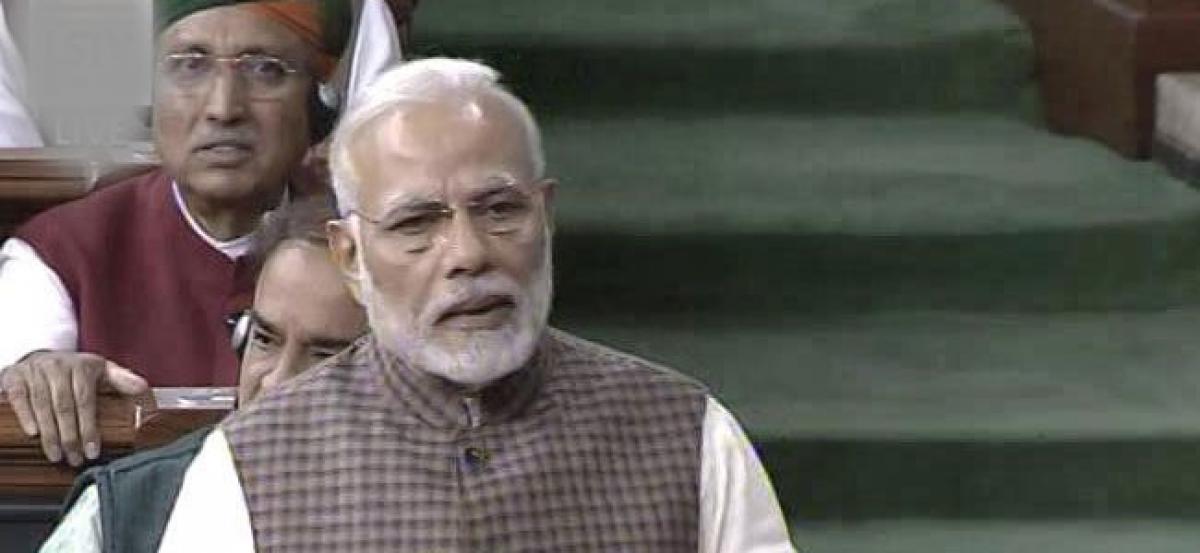 PM Modi accuses Congress of dividing India and backstabbing Andhra leaders