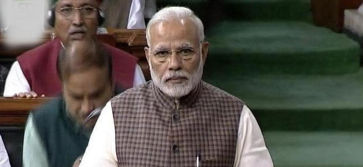 Modi invokes NTR in Parliament
