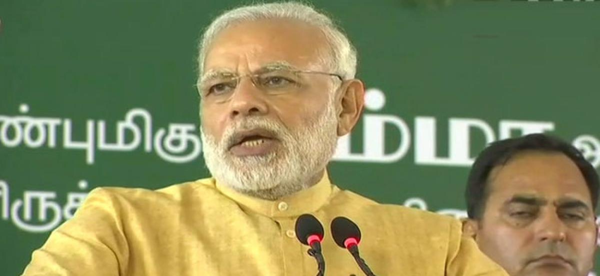 PM Modi launches Amma Two Wheeler Scheme in Chennai