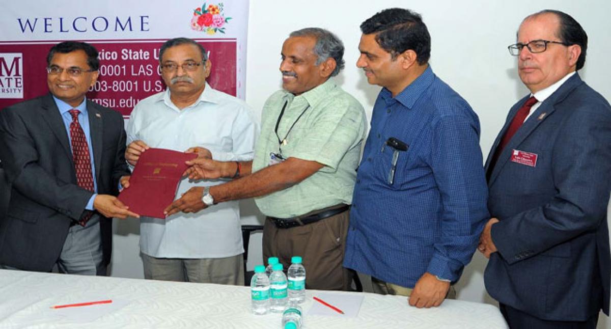 RVR & JC Engineering College inks MoU with USA varsity