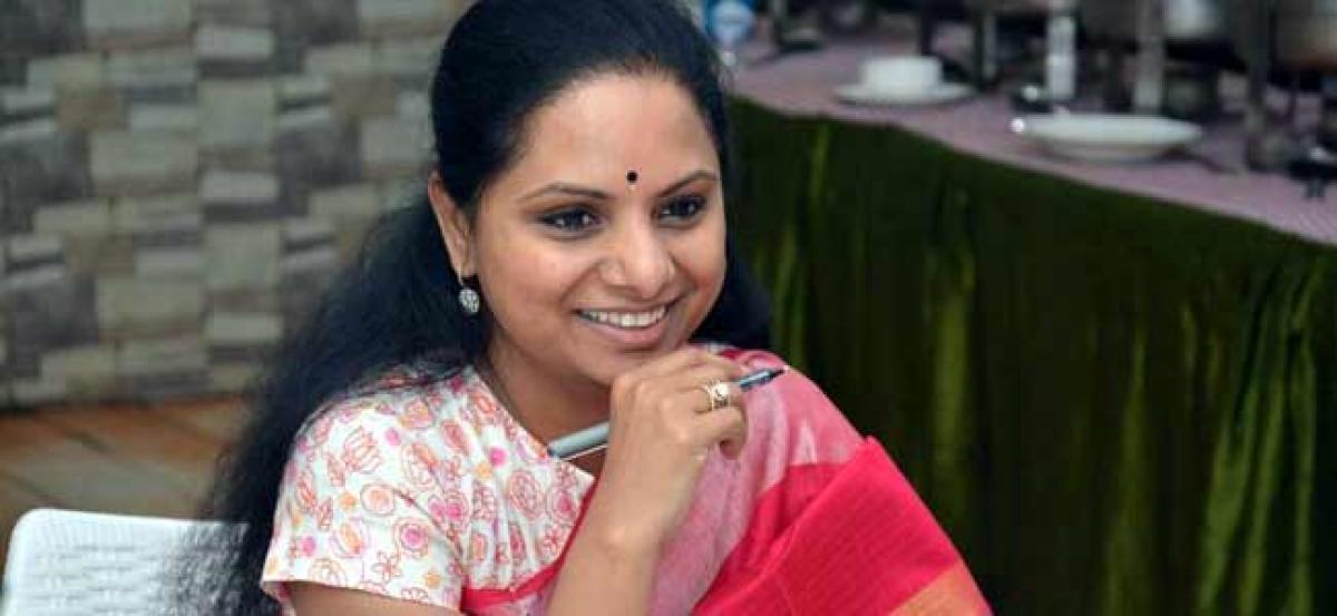 MP Kavitha Challenges Congress Party Over Political Asylum