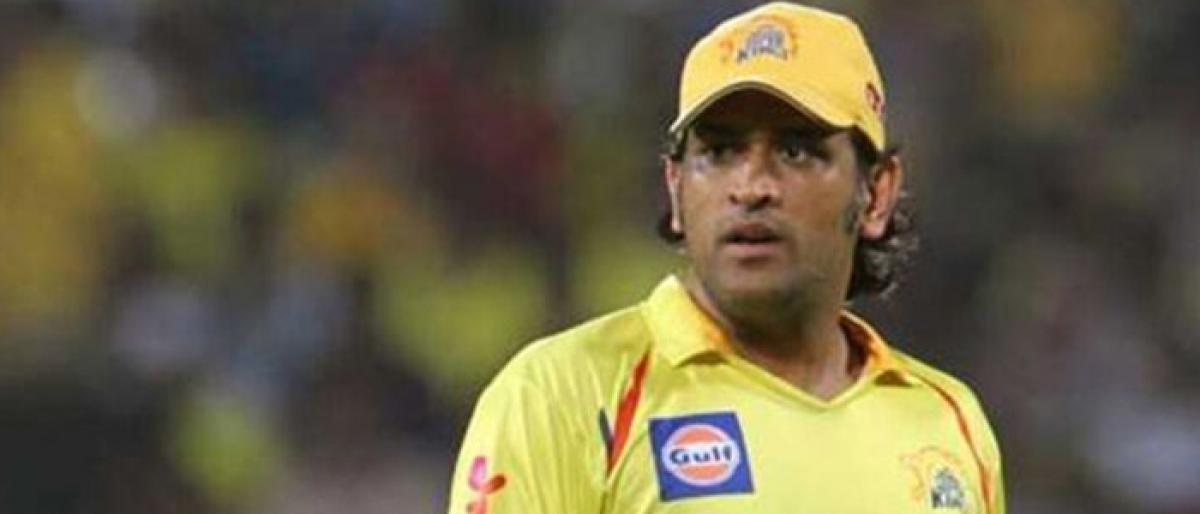 Dhoni back with CSK