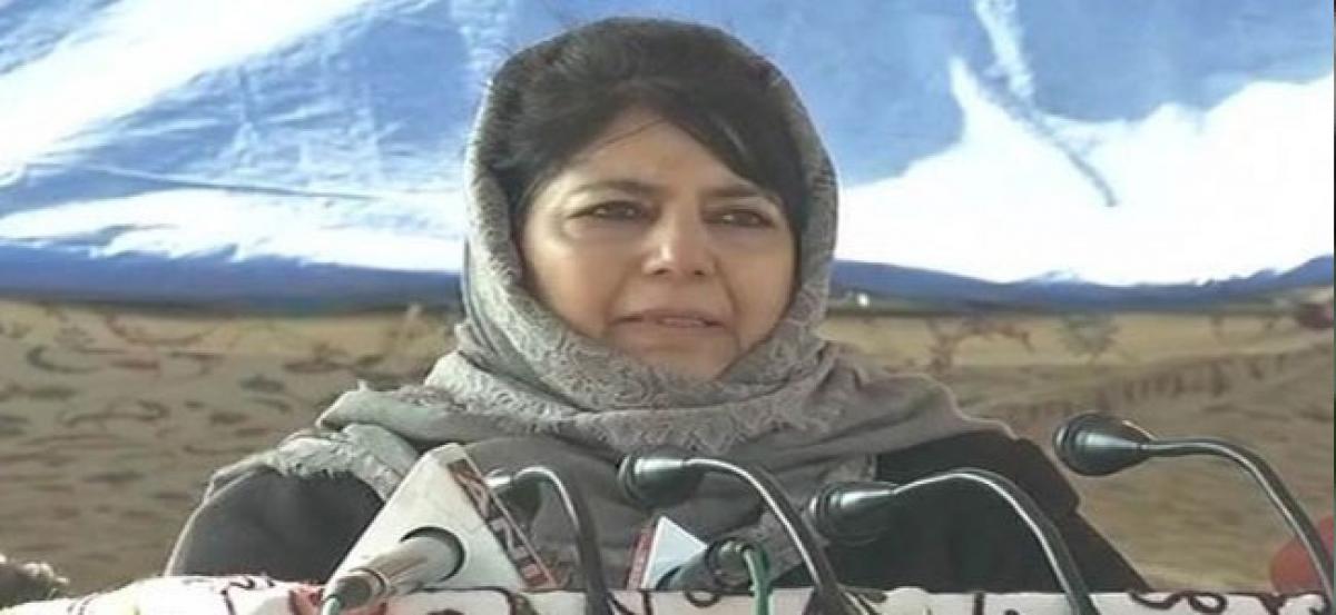 12 terrorists have shunned path of violence: Mehbooba Mufti