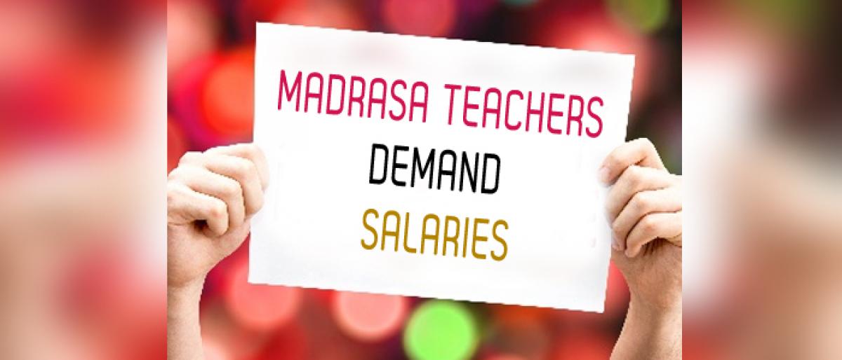 Madrasa teachers demand salaries