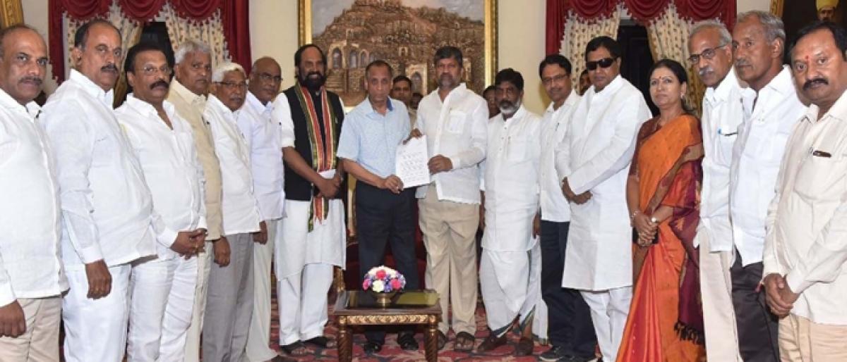 Opposition makes strong pitch for Prez rule in Telangana