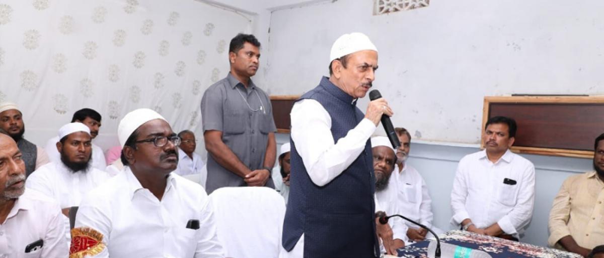 TRS is committed to development of Muslims: Mahmood Ali